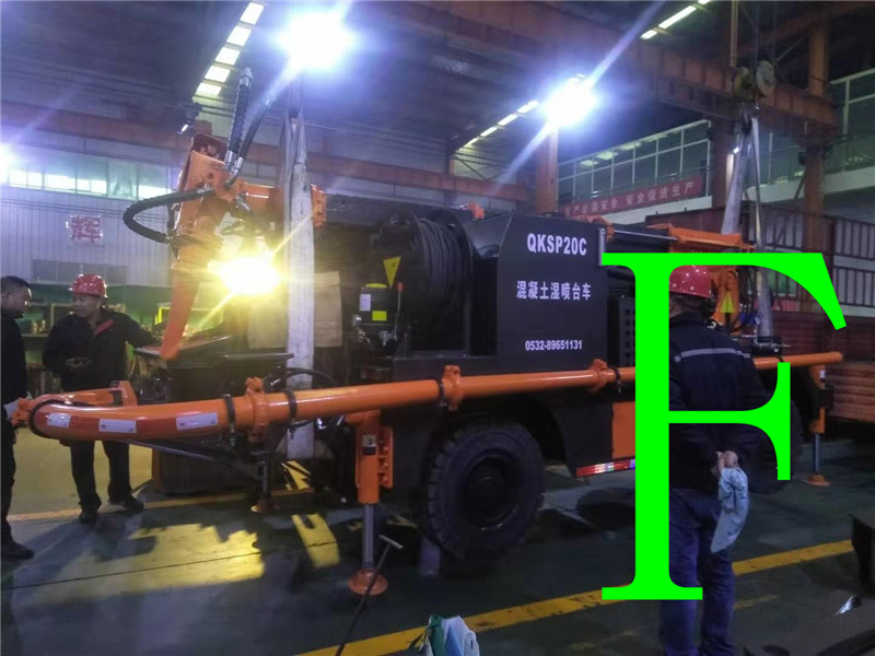混凝土泵 青科重工 濕噴臺車
